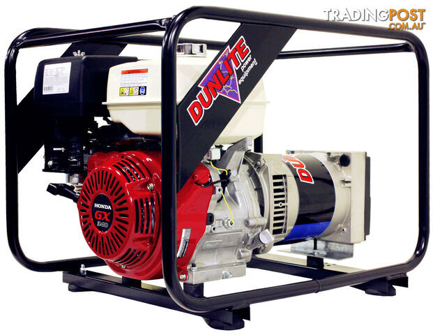 5.8 kVA Honda GX340 Petrol Powered Generator DGUH5S-2