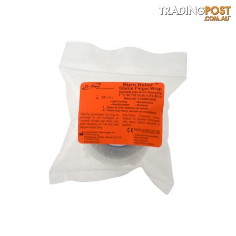 Burn Relief Roll Finger Wrap 2.5cm x 91.4cm