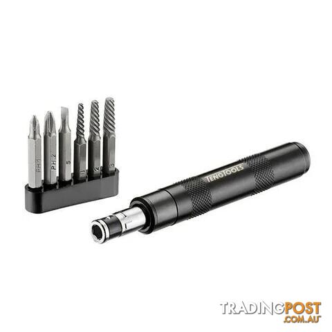 1/4" Dr. Impact Driver Set 7-Piece Teng Tools TE-IDSE7