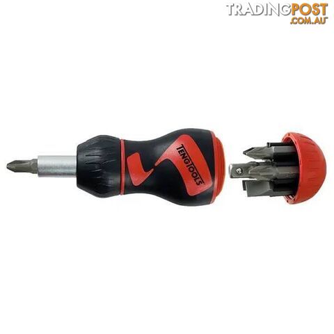 Megadr. Stubby Ratchet Bits Driver 8-Piece Teng Tools TE-MDR908S