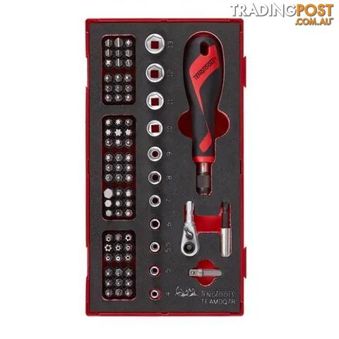 Bits Driver Set 78-Piece Tea-Tray Teng Tools TE-TEAMDQ78