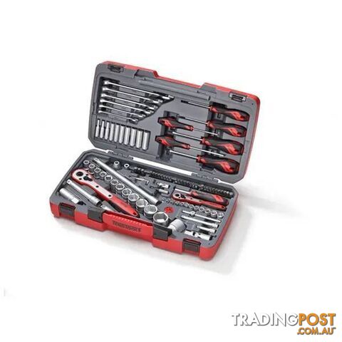 1/4" & 1/2" Dr. Metric Socket & Tool Set 95-Piece Teng Tools TE-TM095