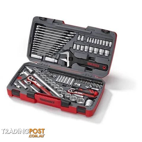 1/4"-3/8"-1/2" Drive Metric Socket & Tool Set 127-Pieces Teng Tools TE-TM127