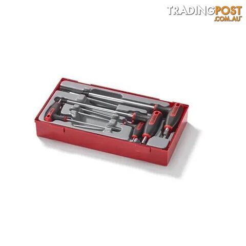 T-Handle HEX Driver Set 2.5-8mm 7-Piece TC-Tray Teng Tools TE-TTHEX7