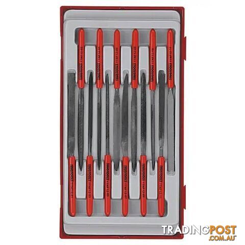 Needle File Set 12-Piece TC-Tray Teng Tools TE-TTNF12