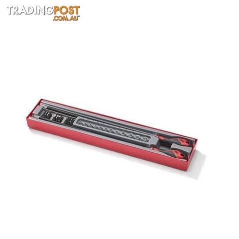 1/4" Flex Handle Set W/ Bits & Sockets 41-Piece TTX-Tray Teng Tools TE-TTXMD41N