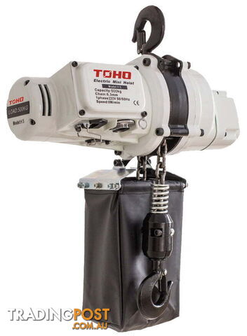 Electric Chain Hoist 3mtr 500kg Toho TECH0053