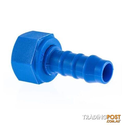 Tefen Nylon Femaile Nut & Tail Assembly No. TEFP5M 6mm 1/2" BSP TEFP5M-0608