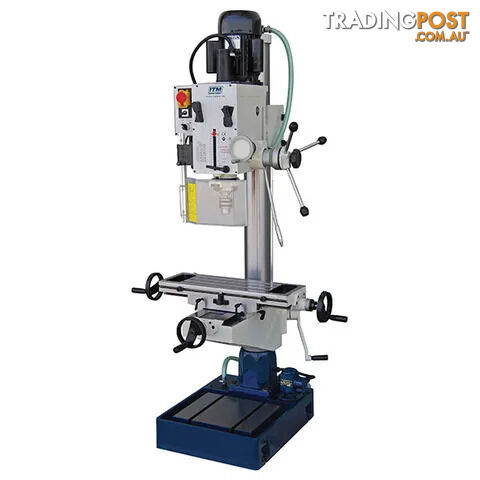 Geared Head Mill Drill With Coolant 4mt 415v 3 Phase ITM TGMD400-3