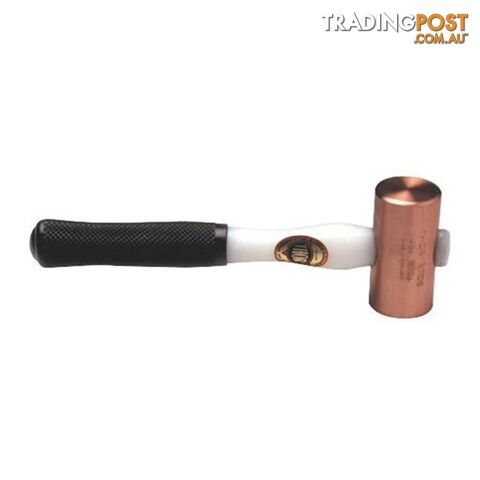 Solid Copper Mallet (955G) 38mm Face Plstc Hndl Thor TH704