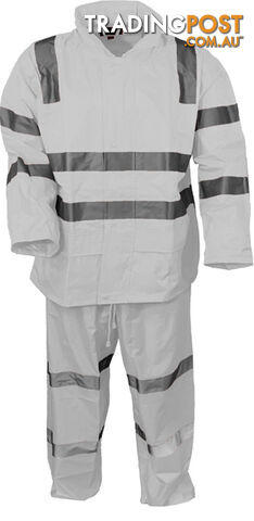 Rain Set In Bag Biomotion Tape Configuration Jacket (White) TJ1970T5