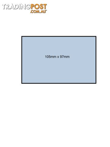 Inner Clear Lens To Suit U400A Welding Helmet 105mm x 97mm Pkt : 5 CLU400AI