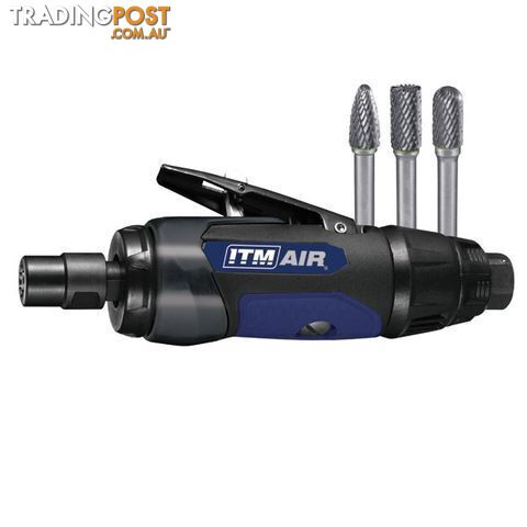 Die Grinder Kit With 3 Carbide Burrs ITM TM340-312KIT3