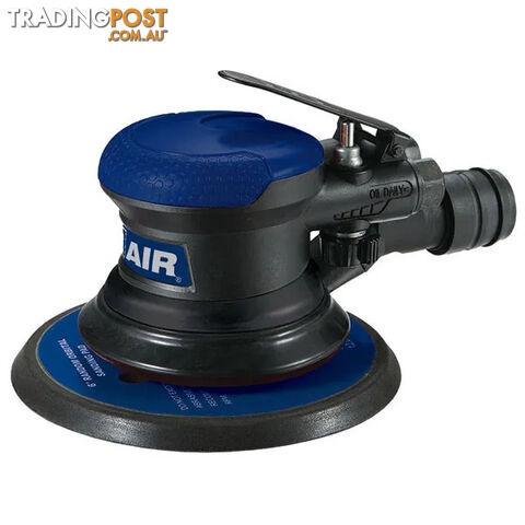 Air Palm Sander 6" Sanding Pad 2 in 1 Central and Non-Vacuum design 1000 rpm ITM...