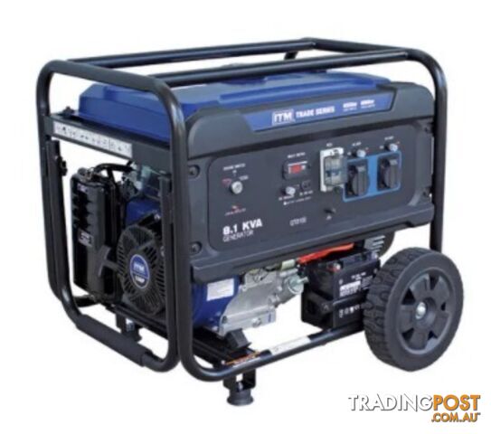 8.1kva Generator Petrol 6500 Watt Peak Electric Start ITM TM510-6500