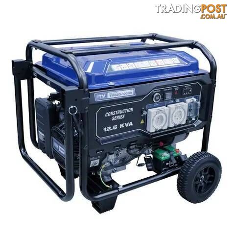 12.5KVA Generator Petrol Construction, 10000 Watt Peak Electric Start W/Remote...