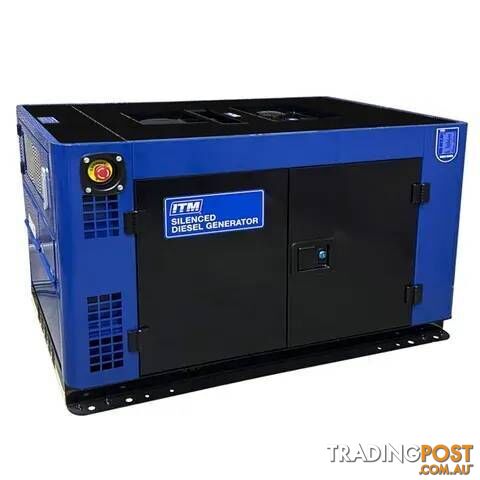Diesel Generator Silent Cabinet 12000W Peak Electric Start ITM TM524-12000S