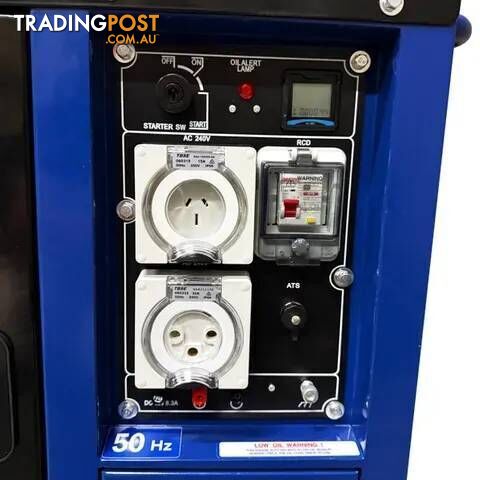 Diesel Generator Silent Cabinet 8300W Peak Electric Start ITM TM524-8300S - photo 2 of 2