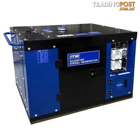 Diesel Generator Silent Cabinet 8300W Peak Electric Start ITM TM524-8300S
