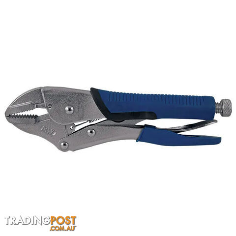 Locking Plier Straight Jaw With TPR Rubber Grip 250mm ITM TM603-302