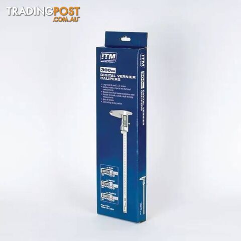 300mm Digital Vernier Caliper, Metric, Imperial, Fractional ITM TM610-330 - photo 2 of 3