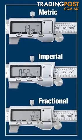 300mm Digital Vernier Caliper, Metric, Imperial, Fractional ITM TM610-330 - photo 3 of 3