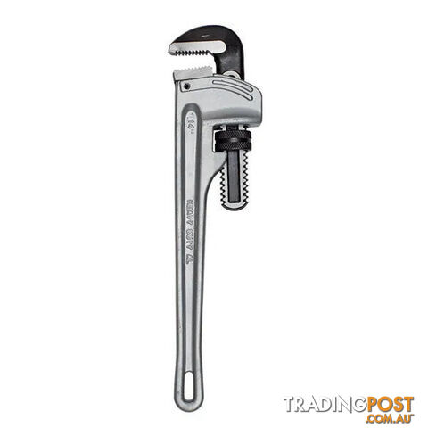 Pipe Wrench Heavy Duty Cast Aluminium 14" (350mm), Jaw Width 48mm ITM...