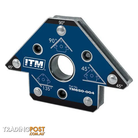 Multi-Angle Welding Magnet, 35KGS Force, 100MM, 45°,90° & 135°, Compact &...