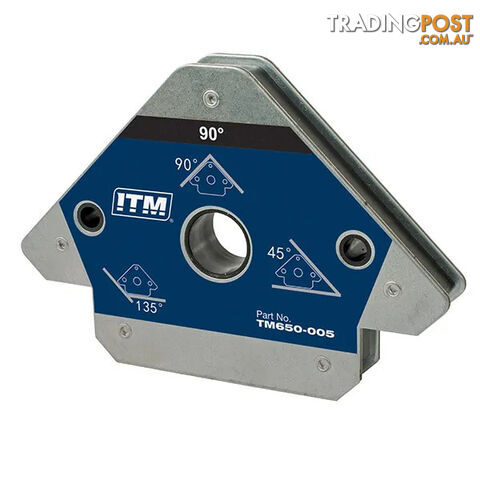 Multi-Angle Welding Magnet 50Kgs Force 115mm 45°,90° & 135° ITM TM650-005