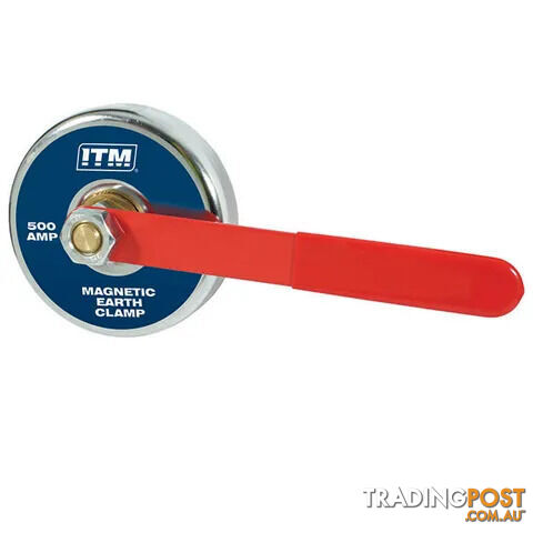 Magnetic Earth Clamp, 500A Current Capacity, 86MM Diameter, 30 KGS Force ITM...