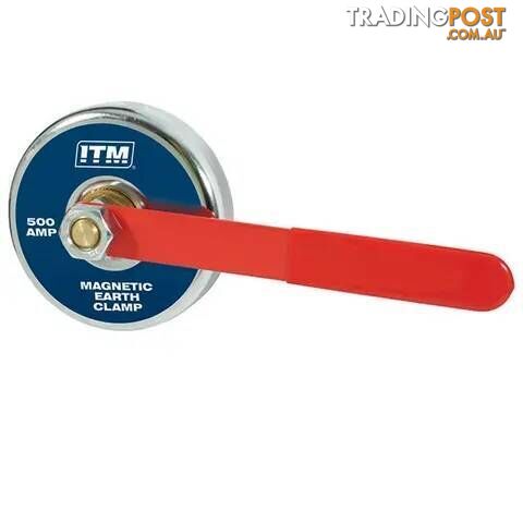 Magnetic Earth Clamp, 500A Current Capacity, 86MM Diameter, 30 KGS Force ITM TM650-050 - photo 2 of 2