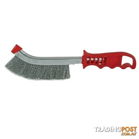 Stainless Steel Wire Plastic Handle Scratch Brush ITM TM7040-002