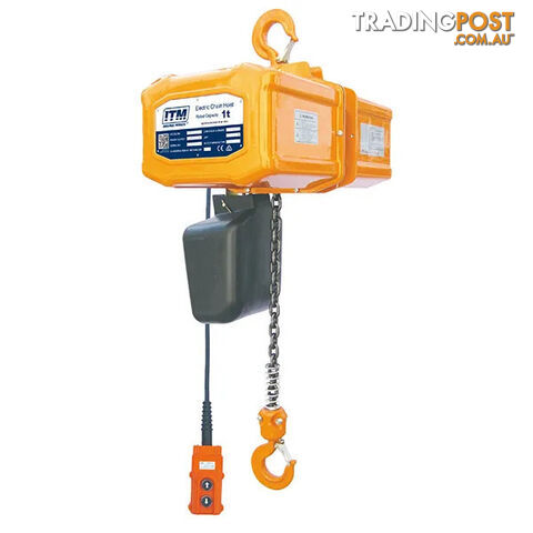 Chain Hoist 240V Electric 500Kg, 3 Metre Lift ITM TM9001-00503