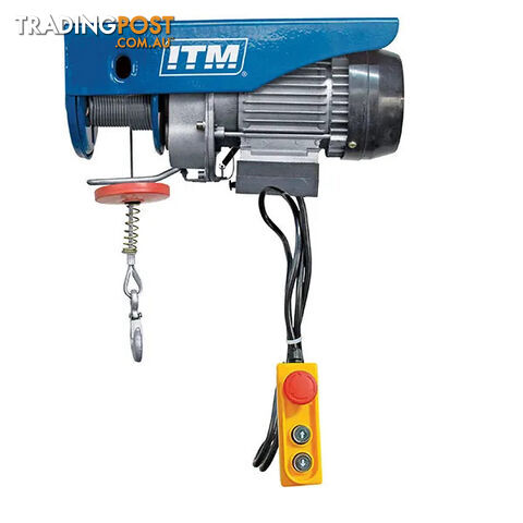 Electric Hoist, Pro Wire Hoist, 250/500 KG, 6/12 Metre Lift ITM TM9008-00212