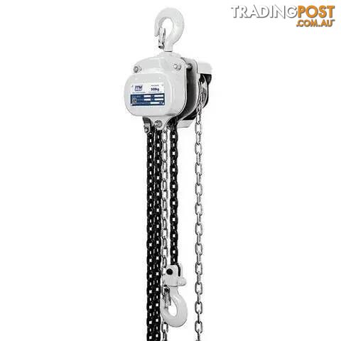 Chain Block, Heavy Duty, Load Limited, 500kg 6 Metre Lift ITM TM9022-00506