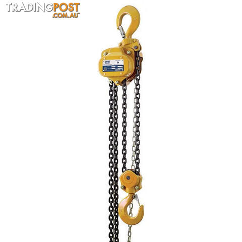 Chain Block Heavy Duty Load Limited, 3 Tonne, 3 Metre Lift ITM TM9022-03003