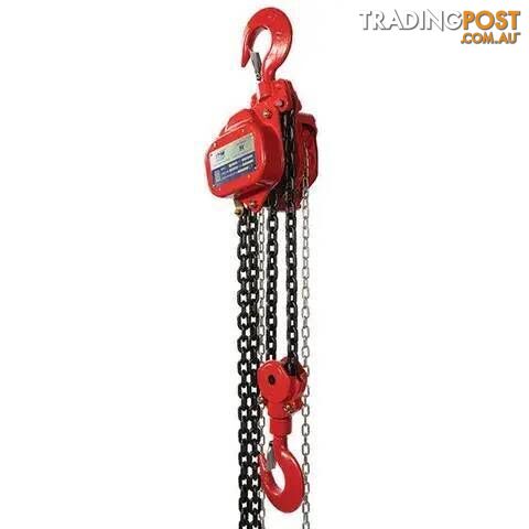 Chain Block, Heavy Duty, Load Limited, 5 Tonne, 6 Metre Lift ITM TM9022-05006