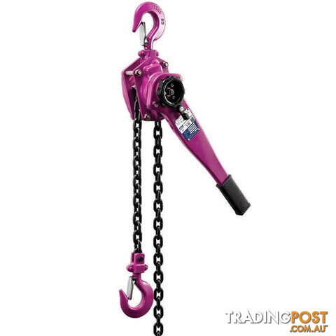 Lever Hoist, Heavy Duty, 1.5 Tonne, 1.5 Metre Lift, With Load Limiter ITM...