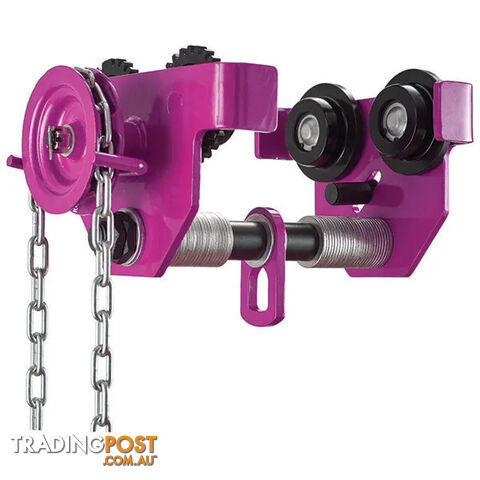 Geared Girder Trolley, 1 Tonne, 64-203mm Beam Width ITM TM9102-01000