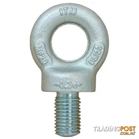 Lifting Collared EyeBolt M20 Thread 1.2T ITM TM9240-01200