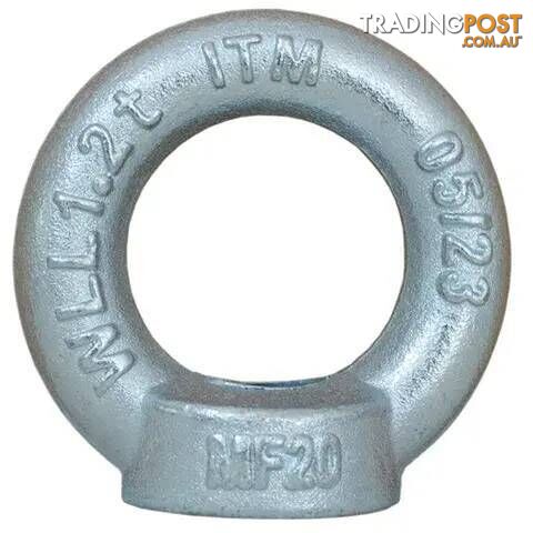 Shouldered EyeNut M22 Thread Din 582 1.5T ITM TM9242-01220 - photo 1 of 2