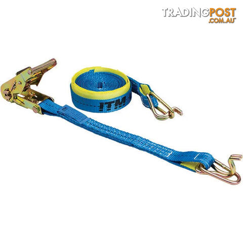 Ratchet Strap, Single Pack, 25mm Width, 5m Length 750KG ITM TM9401-02505