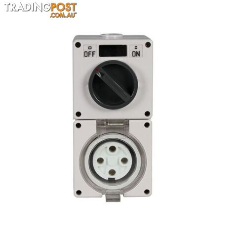Power Outlet 20A 440V Straight Plug 4 Pin Round TP420