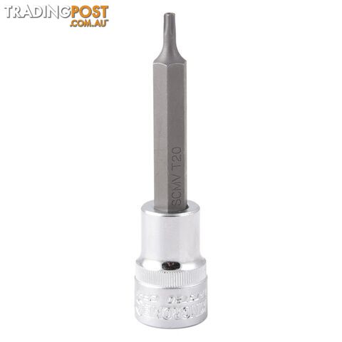 Tamperproof Torx Bit Socket T20-100mm (L) Kincrome TPTST20