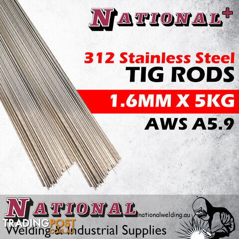 312 1.6mm 5Kg Stainless Steel TIG Rods TR312165 - photo 2 of 2