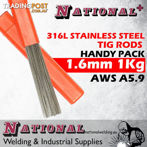 316L 1.6mm 1Kg Stainless Steel TIG Rod Handy Pack TR316L161 - photo 2 of 7