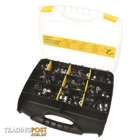 Clamp Pack TRLC Series Rubber Lined- Zinc Plated Carbon Steel Tridon TRLC90K