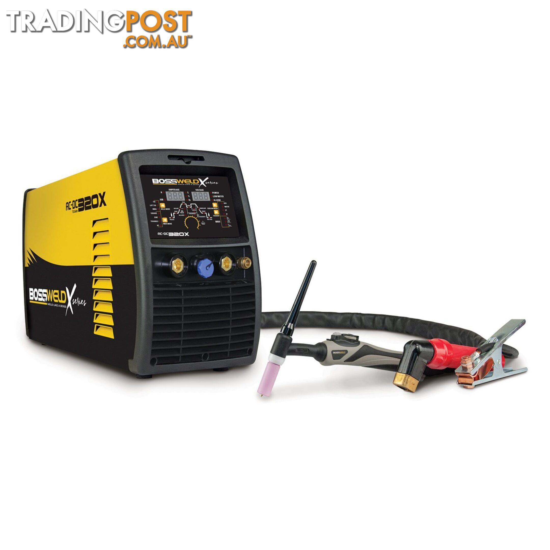 Tig Welder 320X AC/DC 415V Air Cooled Package Bossweld 692345