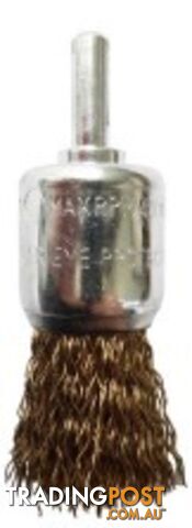 25mm Spindle Mounted Crimped Cup Brush Tomcat TSC25