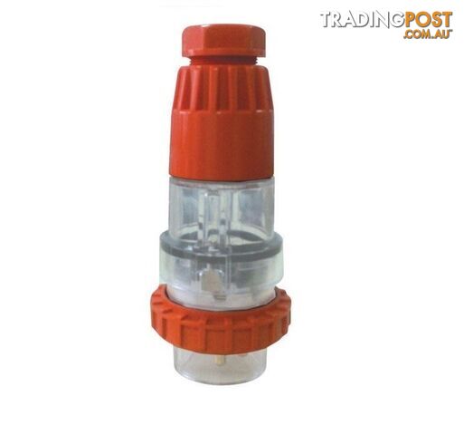 Extension Plug Straight 3 Pin 15 Amps Flat IP66 TSIXPS315